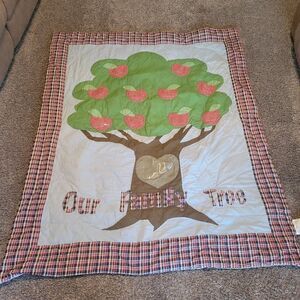 Quilted Photo Throw Our Family Tree Photo Inserts New Family Pictures Gift